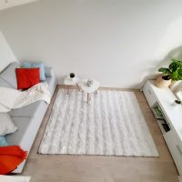 Olotilan rentoutusmispaikka parven alla